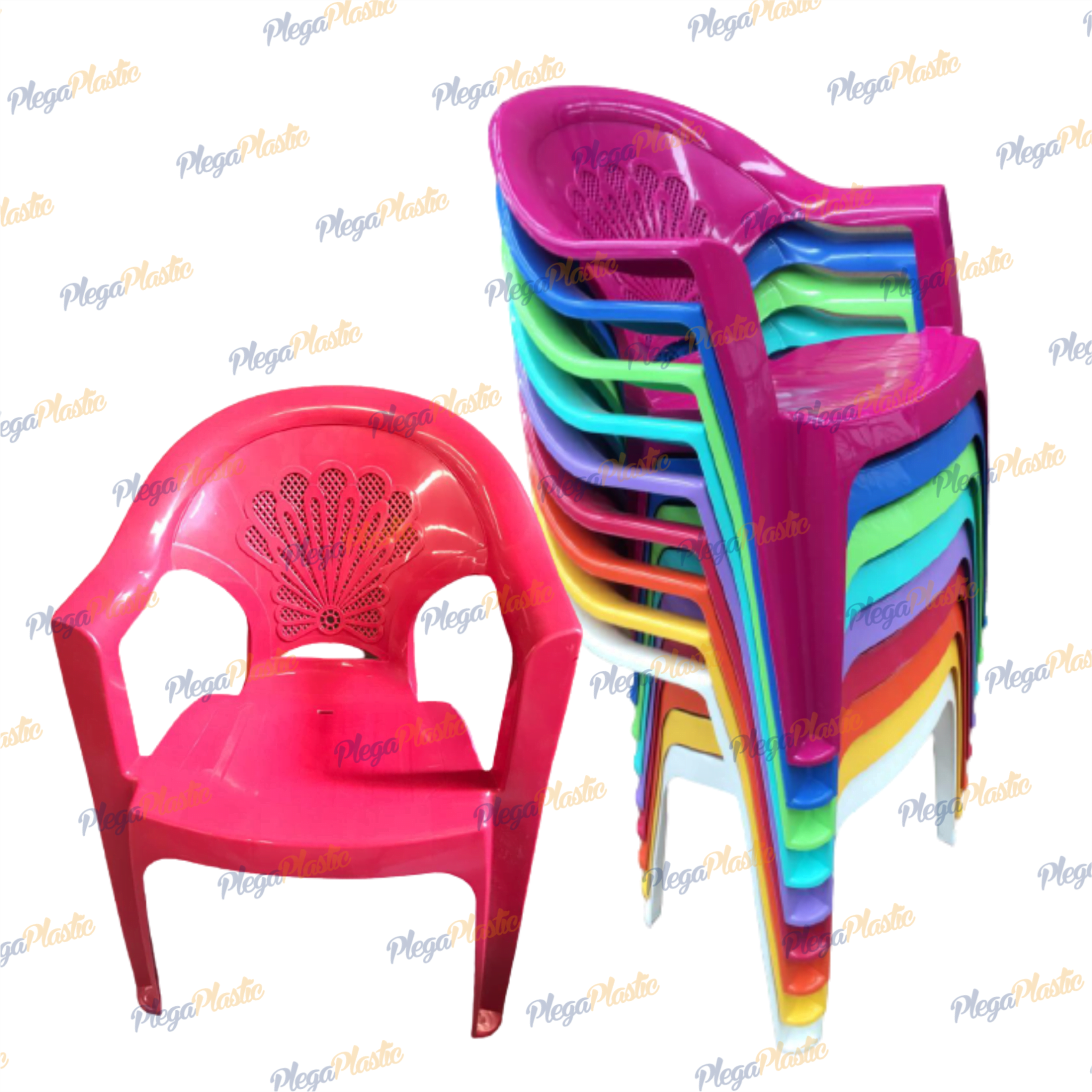 Silla Apilable Infantil De Pl Stico Modelo Palermito Plegaplastic