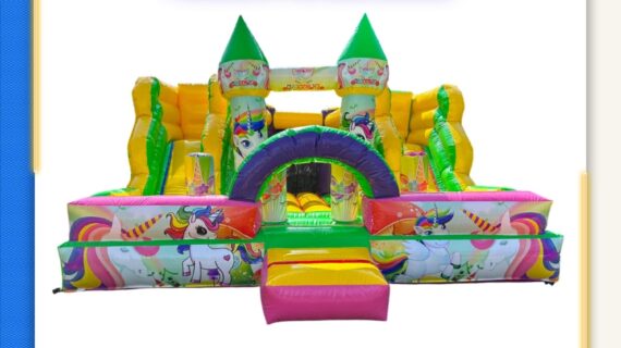 Castillo Interactivo Mix 5x5 unicornios