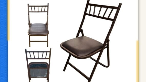 Silla plegable Tiffany chocolate