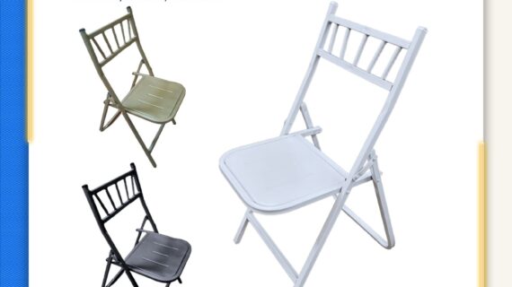 Silla Tiffany plegable asiento laminado