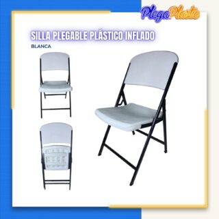 Silla plegable de plástico soplado