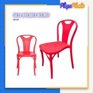 Silla bistrot apilable