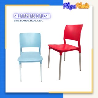 Silla alesia apilable