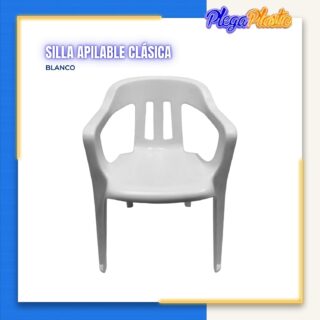 Silla apilable clásica